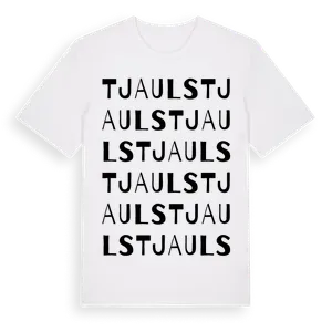 Tjauls ordlek t-shirt – ekologisk bomull t-shirt från Pinshirt