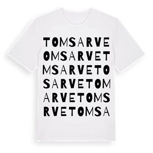 Tomsarve ordlek t-shirt – ekologisk bomull t-shirt från Pinshirt