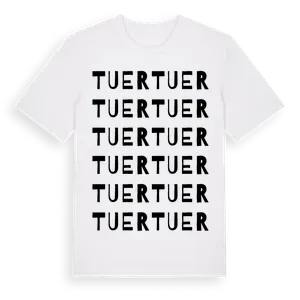 Tuer ordlek t-shirt – ekologisk bomull t-shirt från Pinshirt