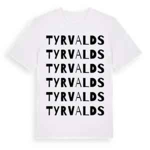 Tyrvalds ordlek t-shirt – ekologisk bomull t-shirt från Pinshirt