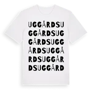 Uggårds ordlek t-shirt – ekologisk bomull t-shirt från Pinshirt