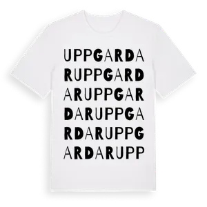 Uppgardar ordlek t-shirt – ekologisk bomull t-shirt från Pinshirt