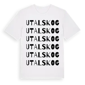 Utalskog ordlek t-shirt – ekologisk bomull t-shirt från Pinshirt