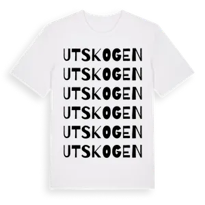 Utskogen ordlek t-shirt – ekologisk bomull t-shirt från Pinshirt