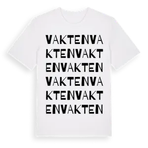 Vakten ordlek t-shirt – ekologisk bomull t-shirt från Pinshirt