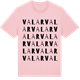 Pink Cotton t-shirt med Valar ordlek t-shirt
