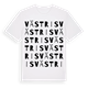 White t-shirt med Västris ordlek t-shirt