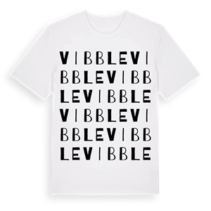 Vibble ordlek t-shirt – ekologisk bomull t-shirt från Pinshirt