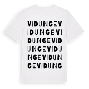 Vidunge ordlek t-shirt – ekologisk bomull t-shirt från Pinshirt