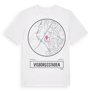 Visborgsstaden t-shirt – ekologisk bomull t-shirt från Pinshirt