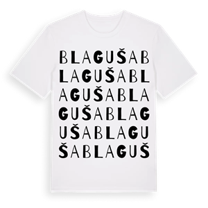 Blaguša ordlek t-shirt – ekologisk bomull t-shirt från Pinshirt