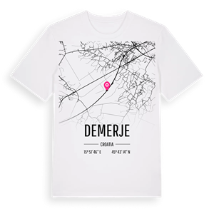Demerje karta t-shirt – ekologisk bomull t-shirt från Pinshirt