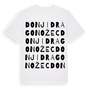 Donji Dragonožec ordlek t-shirt – ekologisk bomull t-shirt från Pinshirt