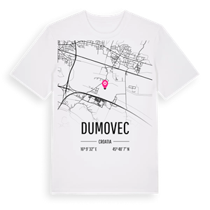 Dumovec karta t-shirt – ekologisk bomull t-shirt från Pinshirt