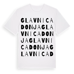 Glavnica Donja ordlek t-shirt – ekologisk bomull t-shirt från Pinshirt