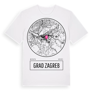 Grad Zagreb t-shirt – ekologisk bomull t-shirt från Pinshirt