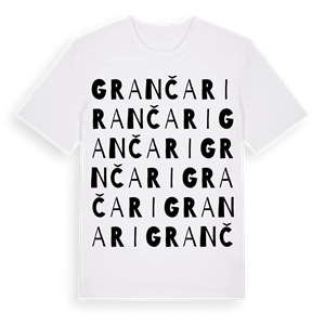 Grančari ordlek t-shirt – ekologisk bomull t-shirt från Pinshirt