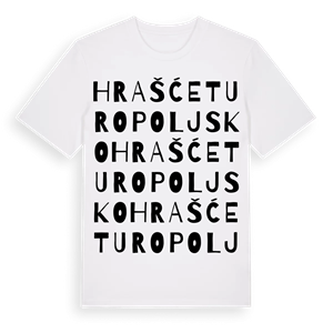Hrašće Turopoljsko ordlek t-shirt – ekologisk bomull t-shirt från Pinshirt
