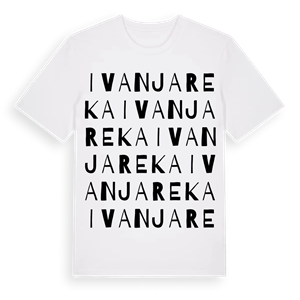 Ivanja Reka ordlek t-shirt – ekologisk bomull t-shirt från Pinshirt