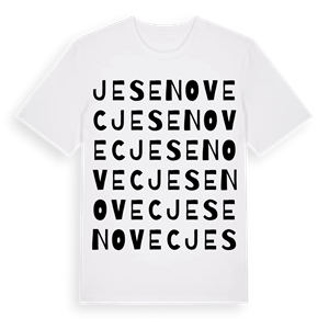 Jesenovec ordlek t-shirt – ekologisk bomull t-shirt från Pinshirt