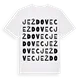 Ježdovec ordlek t-shirt