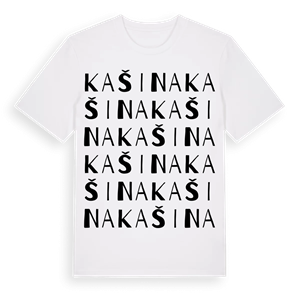Kašina ordlek t-shirt – ekologisk bomull t-shirt från Pinshirt