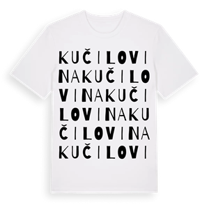 Kučilovina ordlek t-shirt – ekologisk bomull t-shirt från Pinshirt