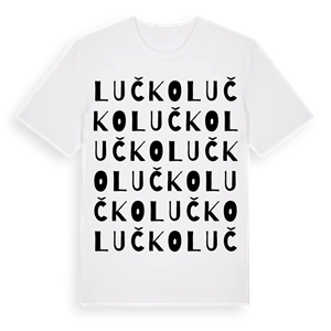 Lučko ordlek t-shirt – ekologisk bomull t-shirt från Pinshirt