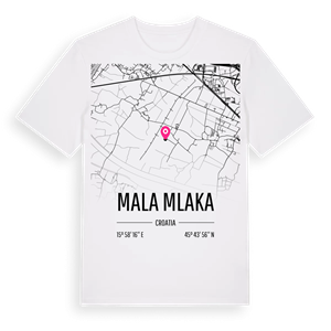 Mala Mlaka karta t-shirt – ekologisk bomull t-shirt från Pinshirt