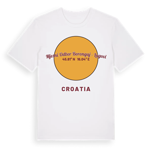 Mjesni odbor Borongaj - Lugovi cirkel t-shirt – ekologisk bomull t-shirt från Pinshirt
