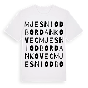Mjesni odbor Dankovec ordlek t-shirt – ekologisk bomull t-shirt från Pinshirt