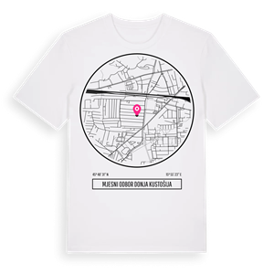 Mjesni odbor Donja Kustošija t-shirt – ekologisk bomull t-shirt från Pinshirt