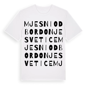 Mjesni odbor Donje Svetice ordlek t-shirt – ekologisk bomull t-shirt från Pinshirt