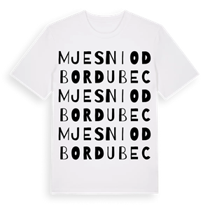 Mjesni odbor Dubec ordlek t-shirt – ekologisk bomull t-shirt från Pinshirt