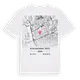 Mjesni odbor Dubrava - središte karta t-shirt