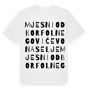 Mjesni odbor Folnegovićevo naselje ordlek t-shirt – ekologisk bomull t-shirt från Pinshirt
