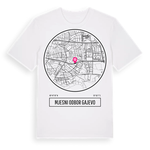 Mjesni odbor Gajevo t-shirt – ekologisk bomull t-shirt från Pinshirt