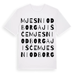 Mjesni odbor Gajišće ordlek t-shirt – ekologisk bomull t-shirt från Pinshirt