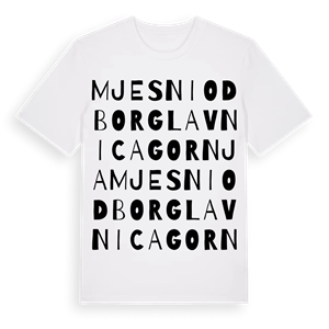 Mjesni odbor Glavnica Gornja ordlek t-shirt – ekologisk bomull t-shirt från Pinshirt