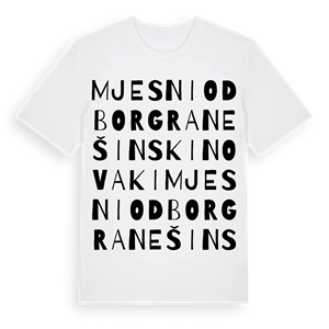 Mjesni odbor Granešinski Novaki ordlek t-shirt – ekologisk bomull t-shirt från Pinshirt