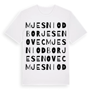 Mjesni odbor Jesenovec ordlek t-shirt – ekologisk bomull t-shirt från Pinshirt