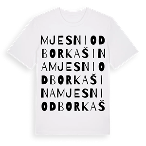 Mjesni odbor Kašina ordlek t-shirt – ekologisk bomull t-shirt från Pinshirt