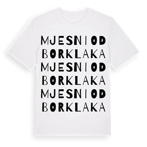 Mjesni odbor Klaka ordlek t-shirt – ekologisk bomull t-shirt från Pinshirt