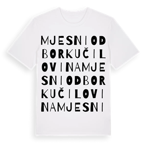 Mjesni odbor Kučilovina ordlek t-shirt – ekologisk bomull t-shirt från Pinshirt