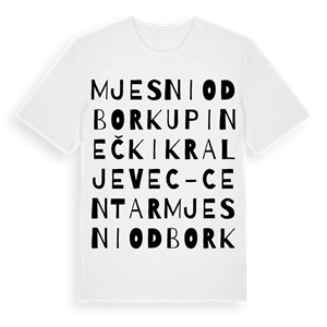 Mjesni odbor Kupinečki Kraljevec - centar ordlek t-shirt – ekologisk bomull t-shirt från Pinshirt