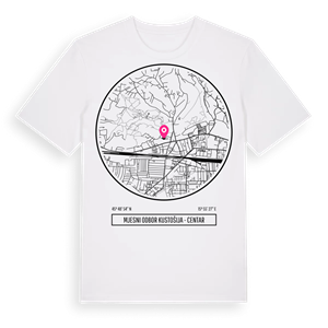 Mjesni odbor Kustošija - centar t-shirt – ekologisk bomull t-shirt från Pinshirt