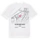 Mjesni odbor Lanište karta t-shirt