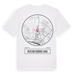 Mjesni odbor Luka t-shirt – ekologisk bomull t-shirt från Pinshirt