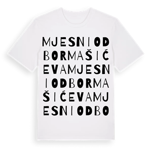 Mjesni odbor Mašićeva ordlek t-shirt – ekologisk bomull t-shirt från Pinshirt