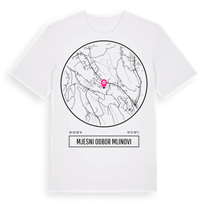 Mjesni odbor Mlinovi t-shirt – ekologisk bomull t-shirt från Pinshirt